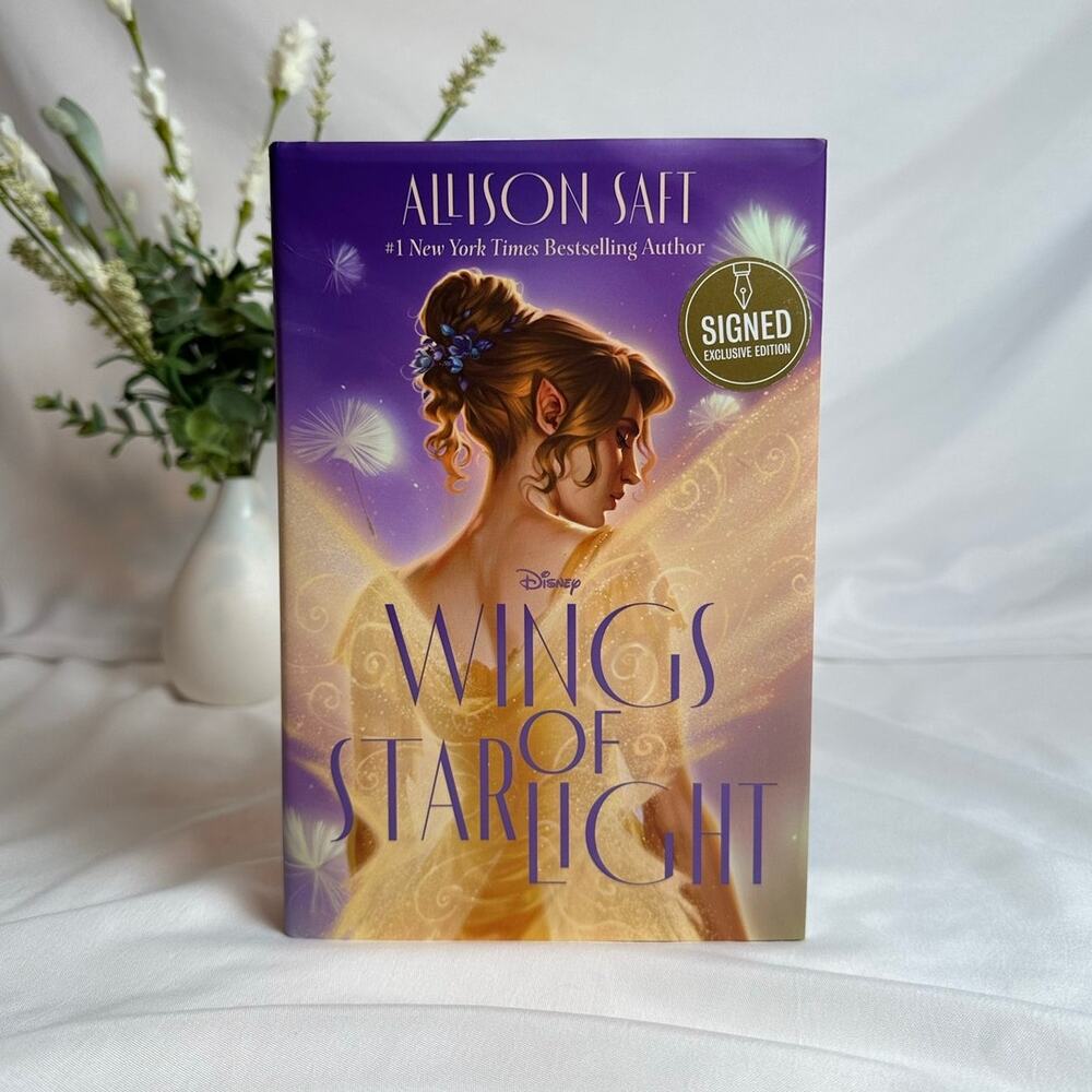 Wings of Starlight Allison Saft Signed B&N Exclusive Hardcover Disney Fairies
